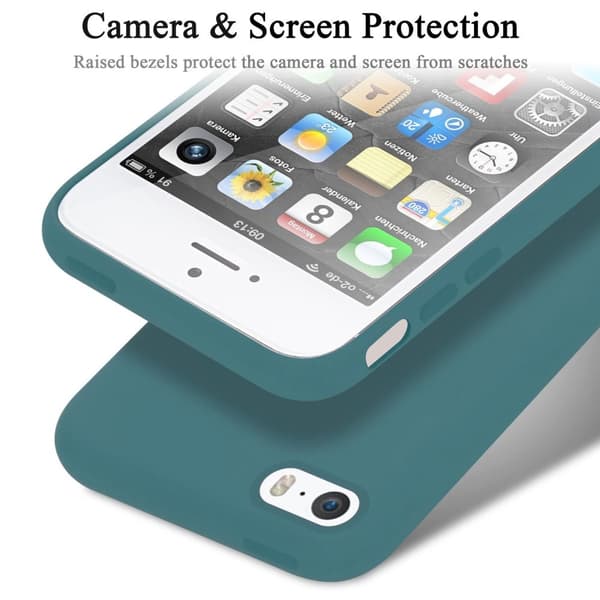Apple iPhone 5 / 5S / SE 2016 Suojakotelo Suojakuori valmistettu joustavasta TPU-silikonista