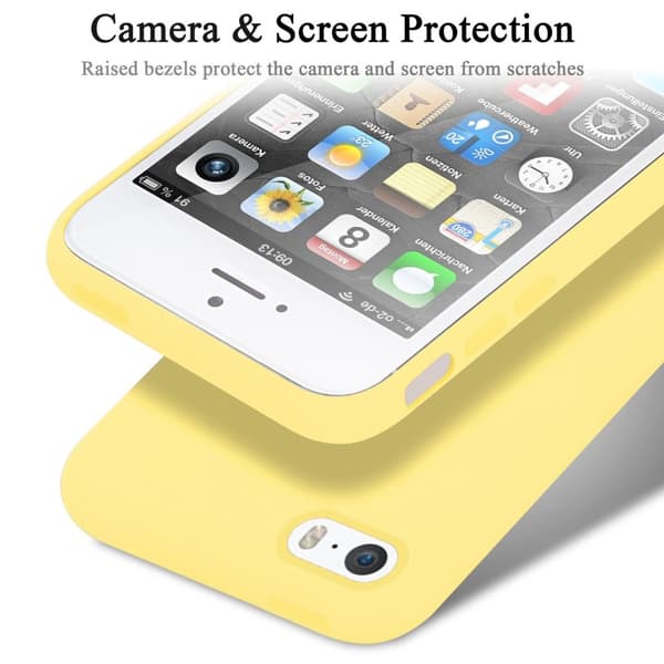 Apple iPhone 5 / 5S / SE 2016 Suojakotelo Suojakuori valmistettu joustavasta TPU-silikonista