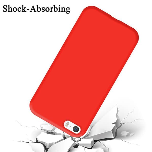 Apple iPhone 5 / 5S / SE 2016 Suojakotelo Suojakuori valmistettu joustavasta TPU-silikonista