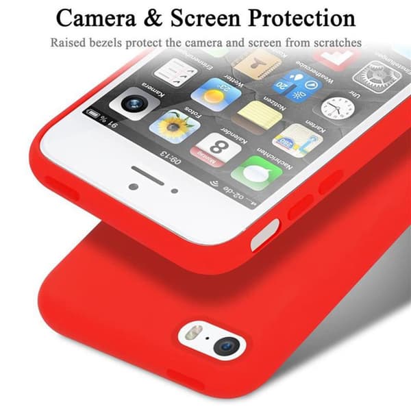 Apple iPhone 5 / 5S / SE 2016 Suojakotelo Suojakuori valmistettu joustavasta TPU-silikonista