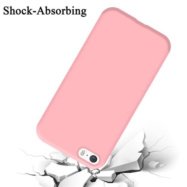 Apple iPhone 5 / 5S / SE 2016 Suojakotelo Suojakuori valmistettu joustavasta TPU-silikonista