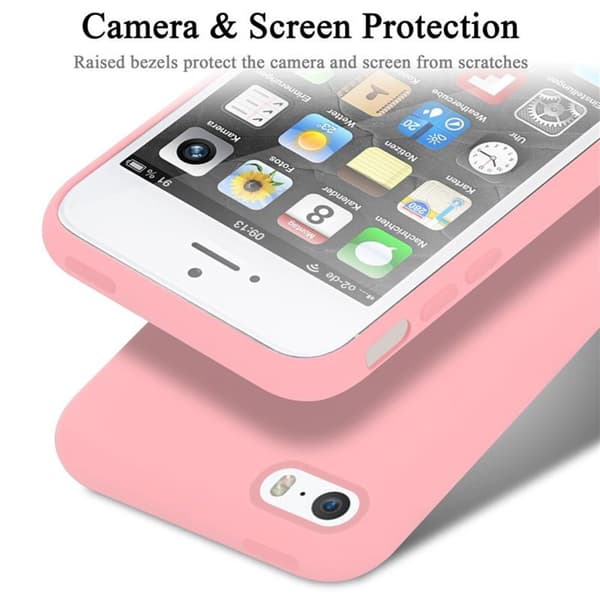 Apple iPhone 5 / 5S / SE 2016 Suojakotelo Suojakuori valmistettu joustavasta TPU-silikonista