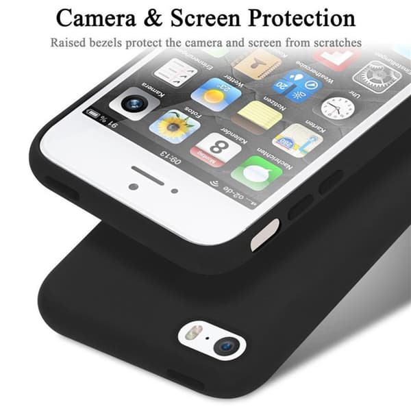 Apple iPhone 5 / 5S / SE 2016 Suojakotelo Suojakuori valmistettu joustavasta TPU-silikonista