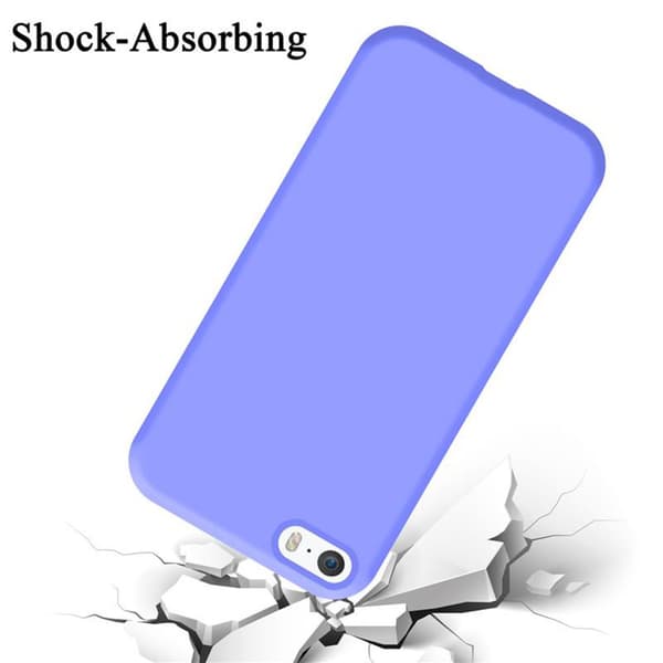 Apple iPhone 5 / 5S / SE 2016 Suojakotelo Suojakuori valmistettu joustavasta TPU-silikonista