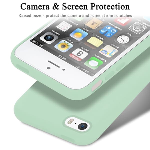 Apple iPhone 5 / 5S / SE 2016 Suojakotelo Suojakuori valmistettu joustavasta TPU-silikonista