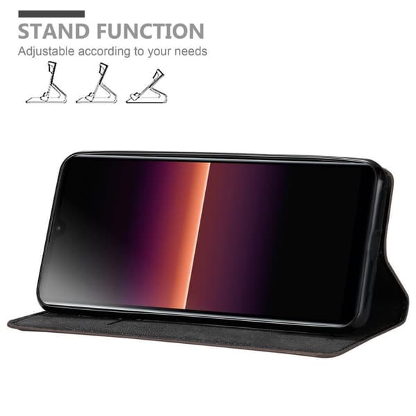Sony Xperia L4 Fodral Skal Plånboksfodral Case med magnetisk stängning, ståfunktion och kortficka