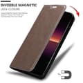 Pikkukuva 6 / 8: Sony Xperia L4 Suojakotelo Suojakuori Lompakkokotelo Matkapuhelinkotelo jossa magneettisuljenta, jalusta-toiminto ja korttitasku