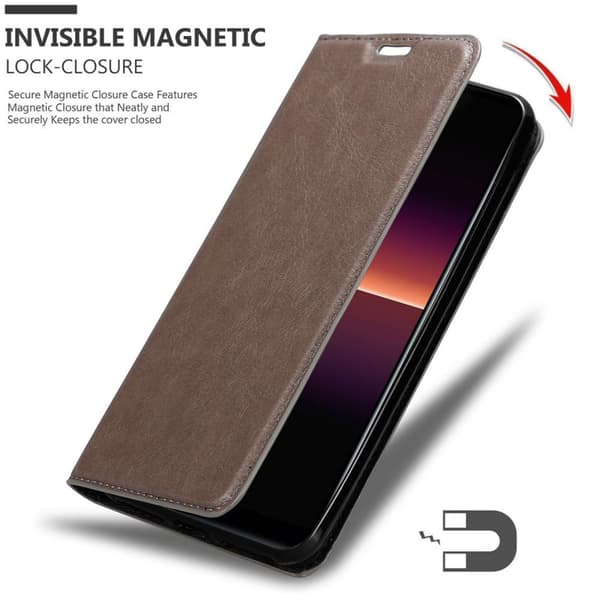 Sony Xperia L4 Suojakotelo Suojakuori Lompakkokotelo Matkapuhelinkotelo jossa magneettisuljenta, jalusta-toiminto ja korttitasku
