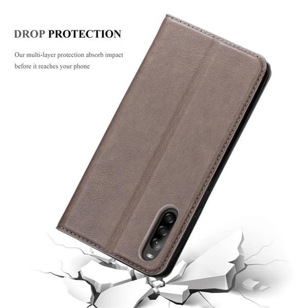 Sony Xperia L4 Suojakotelo Suojakuori Lompakkokotelo Matkapuhelinkotelo jossa magneettisuljenta, jalusta-toiminto ja korttitasku