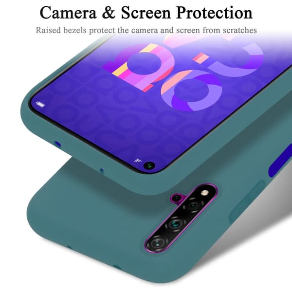 Honor 20 / 20S / Huawei NOVA 5T Skal Fodral av flexibelt TPU-silikon Case Cover