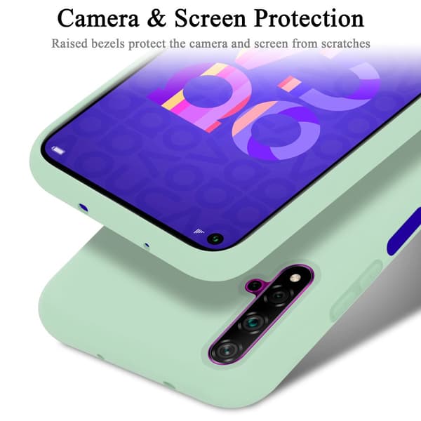 Honor 20 / 20S / Huawei NOVA 5T Skal Fodral av flexibelt TPU-silikon Case Cover