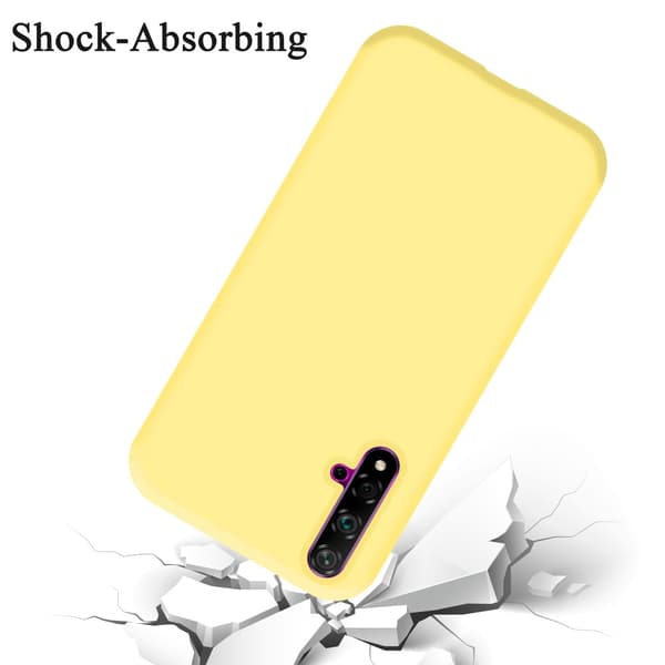 Honor 20 / 20S / Huawei NOVA 5T Skal Fodral av flexibelt TPU-silikon Case Cover