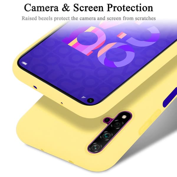 Honor 20 / 20S / Huawei NOVA 5T Skal Fodral av flexibelt TPU-silikon Case Cover