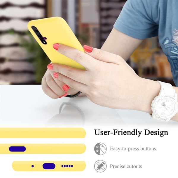 Honor 20 / 20S / Huawei NOVA 5T Skal Fodral av flexibelt TPU-silikon Case Cover