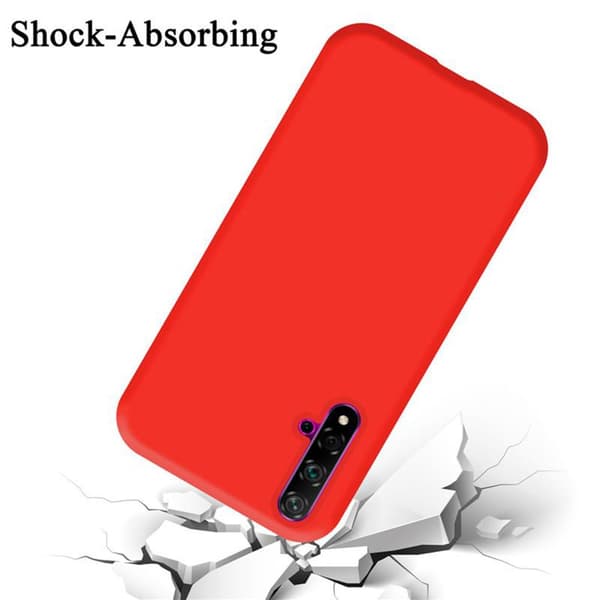 Honor 20 / 20S / Huawei NOVA 5T Skal Fodral av flexibelt TPU-silikon Case Cover