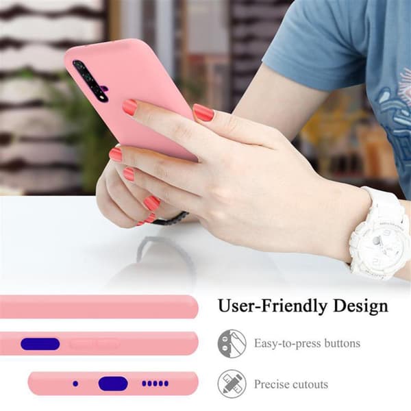 Honor 20 / 20S / Huawei NOVA 5T Skal Fodral av flexibelt TPU-silikon Case Cover
