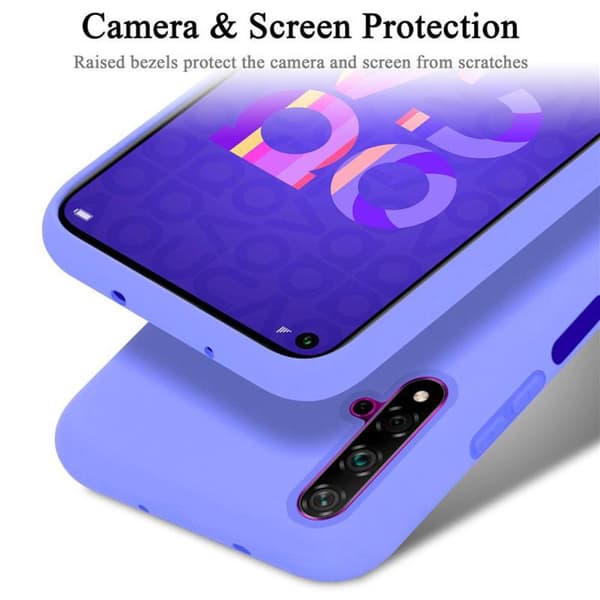 Honor 20 / 20S / Huawei NOVA 5T Skal Fodral av flexibelt TPU-silikon Case Cover