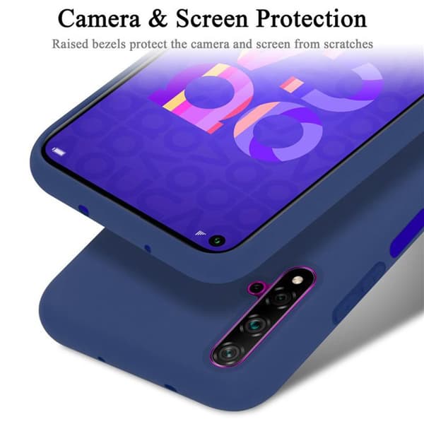 Honor 20 / 20S / Huawei NOVA 5T Skal Fodral av flexibelt TPU-silikon Case Cover