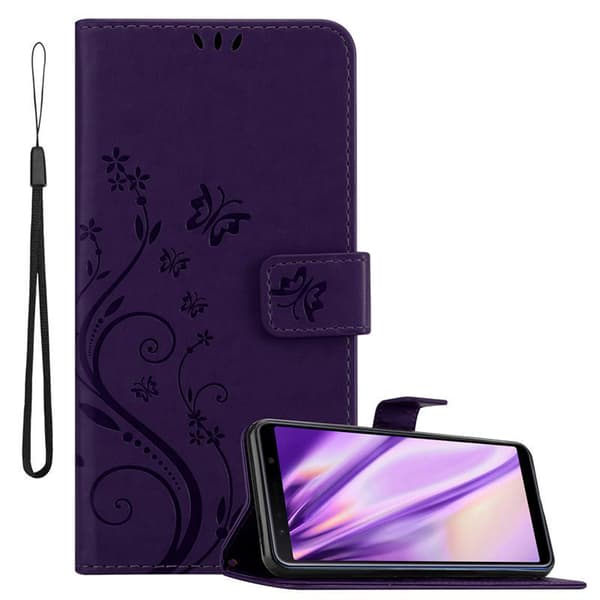 Samsung Galaxy A7 2018 Pungetui Cover Blomster ()