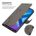 Pikkukuva 5 / 8: Honor 8X Suojakotelo Suojakuori Lompakkokotelo Matkapuhelinkotelo Kukat jossa on magneettisuljenta, jalusta-toiminto ja korttipaikat