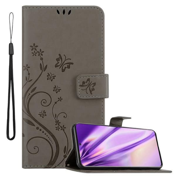 Samsung Galaxy S20 Skal Fodral i blomdesign Mobilskydd Case Cover med magnetisk stängning, ståfunktion och kortplatser