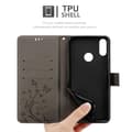 Miniatyrbild 5 av 8: Honor 8C Skal Fodral i blomdesign Mobilskydd Case Cover med magnetisk stängning, ståfunktion och kortplatser