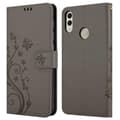 Miniatyrbild 7 av 8: Honor 8C Skal Fodral i blomdesign Mobilskydd Case Cover med magnetisk stängning, ståfunktion och kortplatser