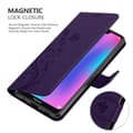 Miniatyrbild 4 av 8: Honor 8C Skal Fodral i blomdesign Mobilskydd Case Cover med magnetisk stängning, ståfunktion och kortplatser