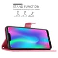 Miniatyrbild 3 av 8: Honor 8C Skal Fodral i blomdesign Mobilskydd Case Cover med magnetisk stängning, ståfunktion och kortplatser