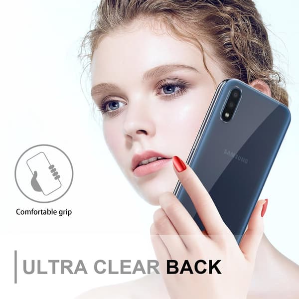 Deksel til Samsung Galaxy A01 360° helkroppsbeskyttelse Silikondeksel foran og bak, allroundbeskyttelse med skjermbeskyttelse