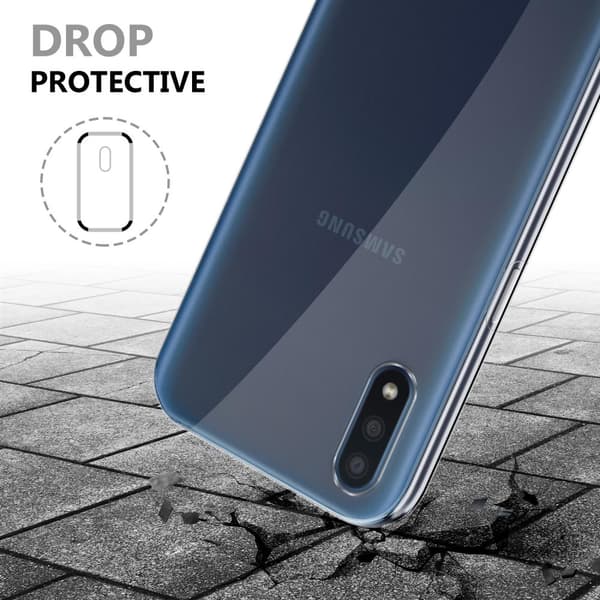 Deksel til Samsung Galaxy A01 360° helkroppsbeskyttelse Silikondeksel foran og bak, allroundbeskyttelse med skjermbeskyttelse