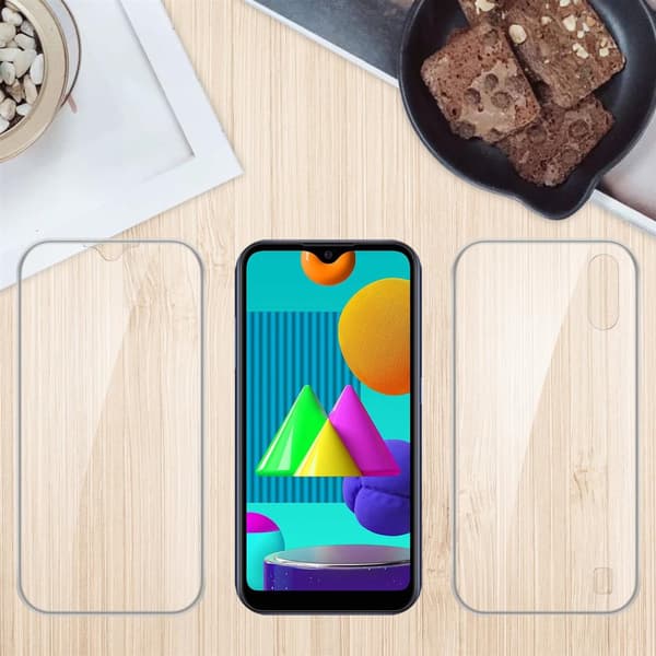 Samsung Galaxy M01 Fodral Skal 360° Helkroppsskydd Skal på fram och baksidan, skydd runt om med mobilskydd för displayen