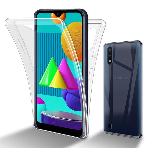 Samsung Galaxy M01 Fodral Skal 360° Helkroppsskydd Skal på fram och baksidan, skydd runt om med mobilskydd för displayen