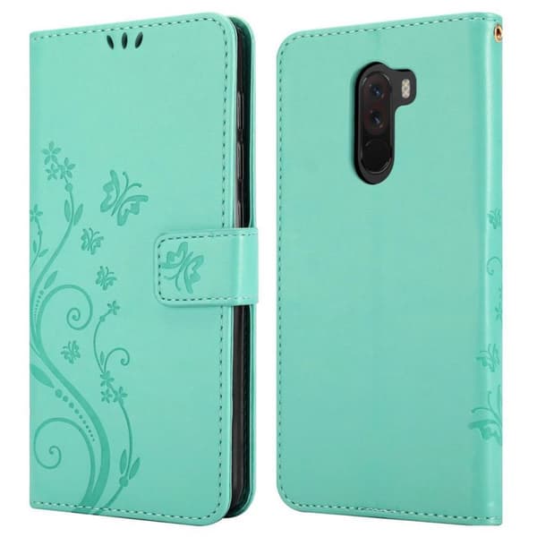 Xiaomi Pocophone F1 Pungetui Cover Blomster ()