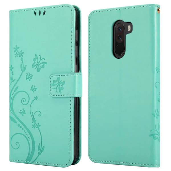 Xiaomi Pocophone F1 Pungetui Cover Blomster ()