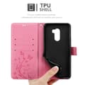 Miniatyrbilde 5 av 8: Deksel til Xiaomi Pocophone F1 Lommebokdeksel i blomster design med magnetisk lukking, stativfunksjon og kortplasser