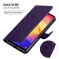 Miniatyrbild 4 av 8: Xiaomi RedMi NOTE 7 Skal Fodral i blomdesign Mobilskydd Case Cover med magnetisk stängning, ståfunktion och kortplatser