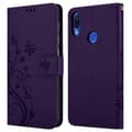 Miniatyrbild 7 av 8: Xiaomi RedMi NOTE 7 Skal Fodral i blomdesign Mobilskydd Case Cover med magnetisk stängning, ståfunktion och kortplatser