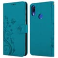 Miniatyrbild 7 av 8: Xiaomi RedMi NOTE 7 Skal Fodral i blomdesign Mobilskydd Case Cover med magnetisk stängning, ståfunktion och kortplatser