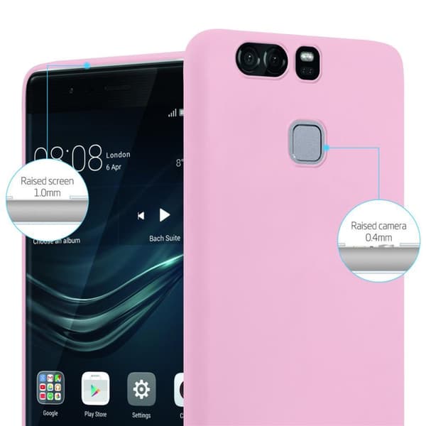 Huawei P9 Skal Fodral Case Cover Mobilskydd av flexibelt TPU-silikon