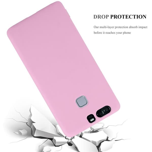 Huawei P9 Skal Fodral Case Cover Mobilskydd av flexibelt TPU-silikon