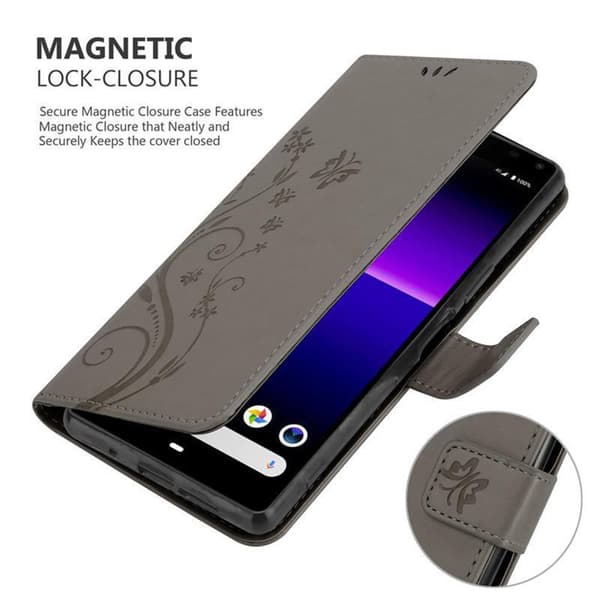 Sony Xperia 8 Pungetui Cover Blomster ()