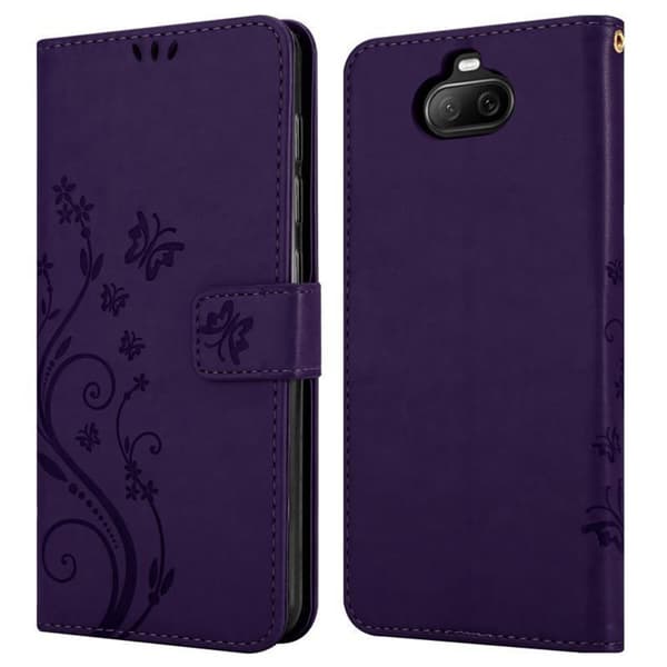 Sony Xperia 8 Pungetui Cover Blomster ()