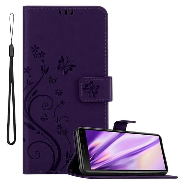 Sony Xperia 8 Pungetui Cover Blomster ()
