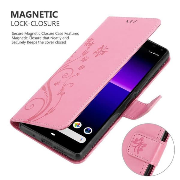 Sony Xperia 8 Pungetui Cover Blomster ()