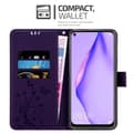Pikkukuva 3 / 8: Huawei NOVA 6 SE / P40 LITE / NOVA 7i Suojakotelo Suojakuori Lompakkokotelo Matkapuhelinkotelo Kukat jossa on magneettisuljenta, jalusta-toiminto ja