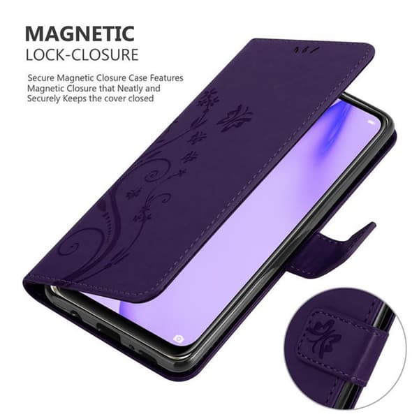 Huawei NOVA 6 SE / P40 LITE / NOVA 7i Suojakotelo Suojakuori Lompakkokotelo Matkapuhelinkotelo Kukat jossa on magneettisuljenta, jalusta-toiminto ja