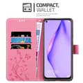 Miniatyrbild 3 av 8: Huawei NOVA 6 SE / P40 LITE / NOVA 7i Skal Fodral i blomdesign Mobilskydd Case Cover med magnetisk stängning, ståfunktion och kortplatser