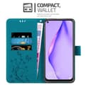 Pikkukuva 3 / 8: Huawei NOVA 6 SE / P40 LITE / NOVA 7i Suojakotelo Suojakuori Lompakkokotelo Matkapuhelinkotelo Kukat jossa on magneettisuljenta, jalusta-toiminto ja