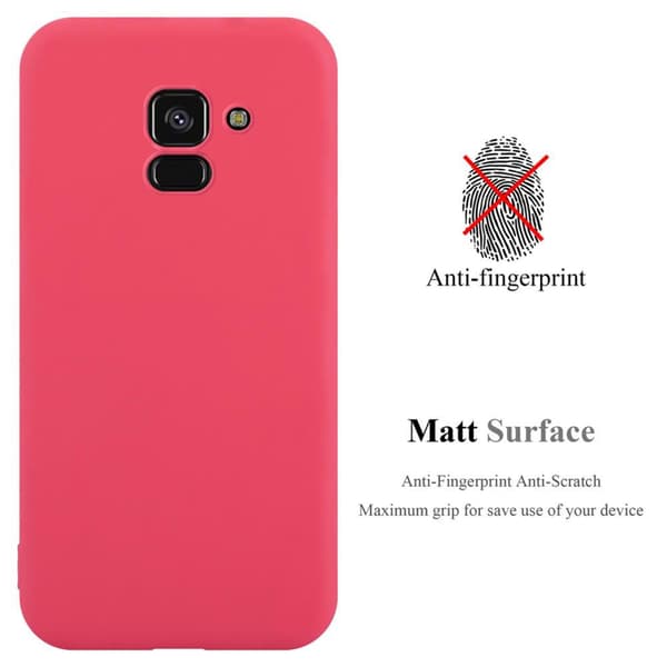 Samsung Galaxy A8 PLUS 2018 Skal Fodral Case Cover Mobilskydd av flexibelt TPU-silikon